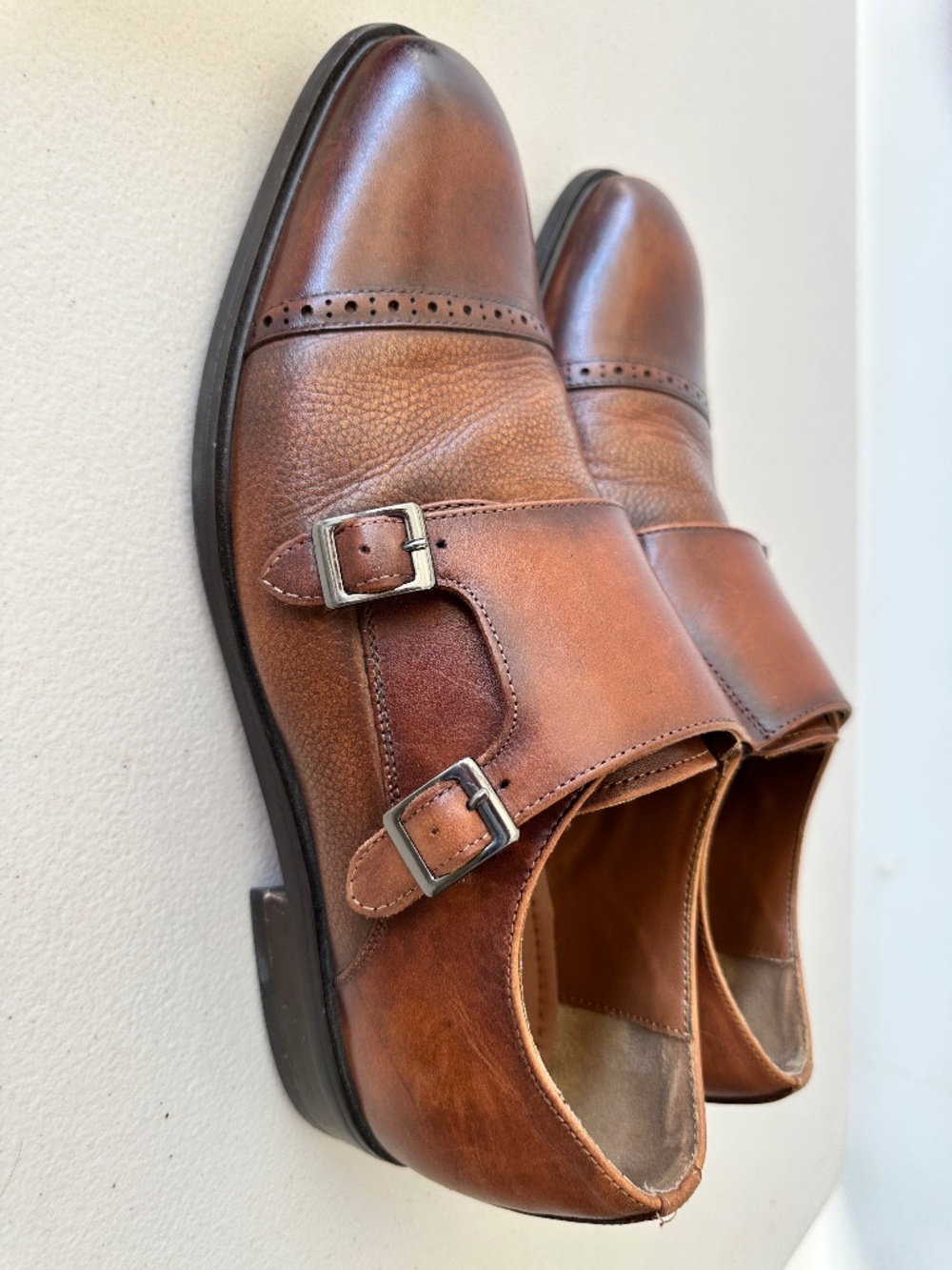 Nordstrom Rack Double Monk Strap Dress Shoes - Mens 10